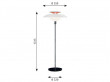 Spare parts for Louis Poulsen floor lamp PH 80