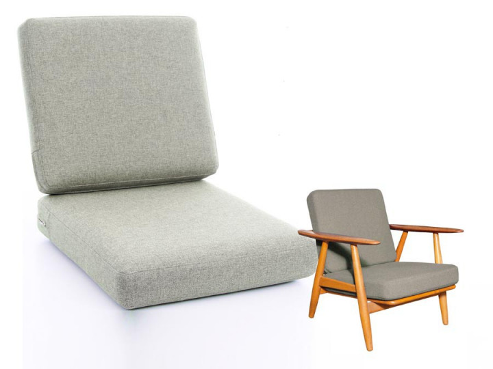 Set of cushions for Hans Wegner lounge chair Getama  Cigar GE 240 - foam and cover- seat and back