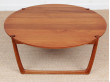Mid-Century  modern scandinavian coffee table in solid teak by Peter Hvidt