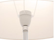 Mid-Century  modern scandinavian floor lamp in aluminium and glass by Carl Fagerlund.