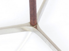 Mid-Century  modern scandinavian floor lamp in teak and steel