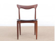 Set of 4 scandinavian chairs in teak designed by Henry Walter Klein