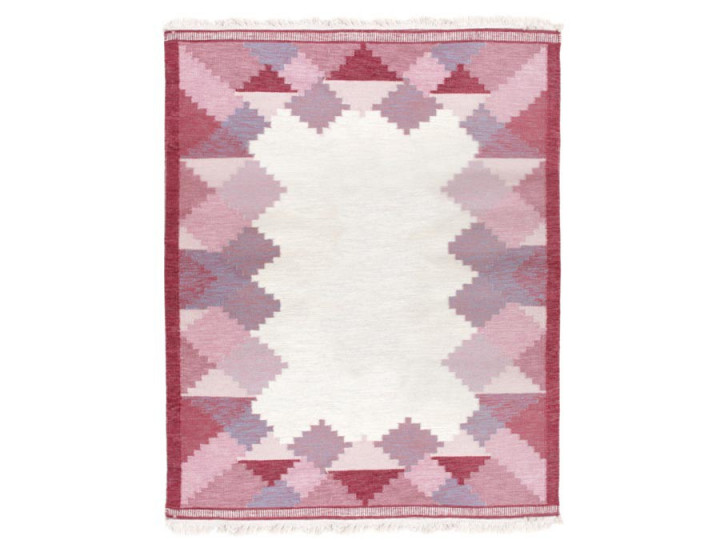 Swedish Rolakan carpet hand woven wool. 280 x 200 cm.