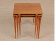 Mid-Century  modern scandinavian nesting tables