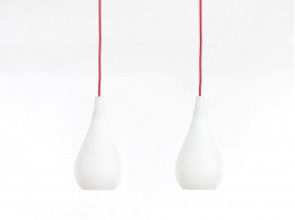Paire de suspensions scandinaves en opale