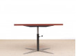 Mid-Century  modern ajustable coffe/dining table in teak by Wilhelm Renz