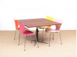 Mid-Century  modern ajustable coffe/dining table in teak by Wilhelm Renz