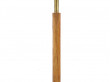 Lampadaire scandinave en chêne et laiton