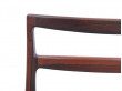 Mid-Century  modern scandinavian set of 6 rosewood chairs modele 61 by Harry Østergaard
