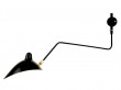 Wall sconce 1 rotating curved arm by Serge Mouille, new edition