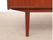 Mid-Century  modern scandinavian sideboard in teak by Nils Jonsson, model "Trio"