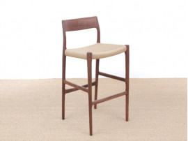 Mid-Century Modern danish barstool model 77 by Niels O. Møller, new edition