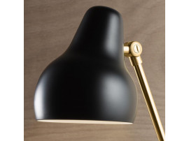 Mid-Century  modern scandinavian floor lamp VL38 black by Vilhelm Lauritzen for Louis Poulsen