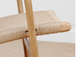 Mid-Century modern scandinavian arm chair in oak model CH 25 by Hans Wegner. New edition