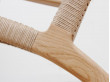 Mid-Century modern scandinavian arm chair in oak model CH 25 by Hans Wegner. New edition