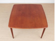 Mid-Century Modern danish extendable dining table in teak, 4/10 seats