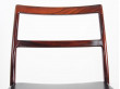 Mid-Century  modern scandinavian set of 6 chairs by Arne Vodder model 430 in rosewood