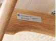 Chaise scandinave modèle CH 33 assise rembourrée. Edition neuve. 
