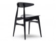 Mid-Century Modern CH 33 chair lacquered by Hans Wegner. New product. 