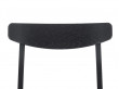 Mid-Century Modern CH 23 black chair by Hans Wegner. New product.