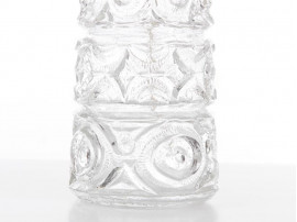 Stacked glass table lamp 