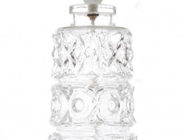 Stacked glass table lamp 