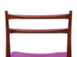 Mid-Century  modern scandinavian set of 6 chairs by H. Rosengren Hansen in Rio rosewood.