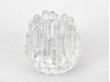 Mid-Century modern scandinavian glass candle holder 