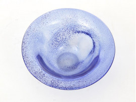 Mid-Century modern hand-blown glass cup by Kosta Boda