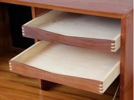 Mid century modern scandinavian wall system Cado in teak by Poul Cadovious