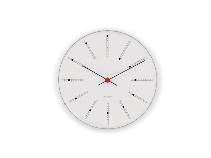Arne Jacobsen - Bankers Wall Clock, white ø 16 cm