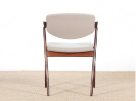 Mid-Century danish set of  8 Kai Kristiansen Rio rosewood chairs, model 42. 