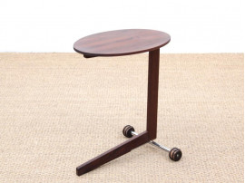 Mid-Century  modern scandinavian occasional table in walnut