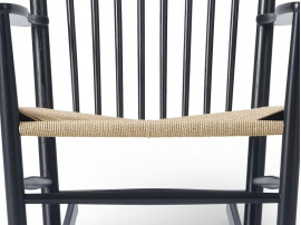 Mid-Century  modern scandinavian rocking chair model J16 by Hans Wegner for Fredericia. New edition