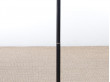 Mid-Century  modern scandinavian floor lamp in  brass and leather