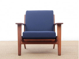 Fauteuil scandinave modèle GE 290 en teck