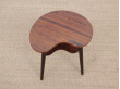 Mid-Century  modern scandinavian occasional table in Rio rosewood