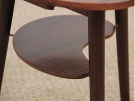 Mid-Century  modern scandinavian occasional table in Rio rosewood