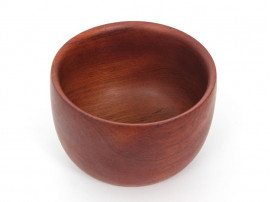 Mid-Century  modern scandinavian large bowl in teak