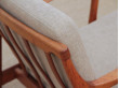Mid-Century Modern Danish pair of  lounge chairs in teak model Kuba by Bertil Fridhagen