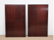Mid-Century  modern scandinavian dining table in mahogany 8/12 seats by Ole Wanscher