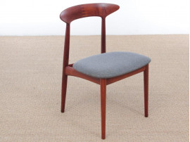 Mid-Century  modern scandinavian set of 4 teak dinning chairs by Kurt Østervig
