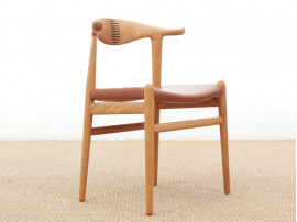 Fauteuil scandinave Cow Horn PP 505. Nouvelle édition.
