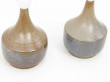 Pair of ceramic table lamps. Glazed stoneware. Unique pieces.