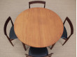 Dining set extensible en teck. 