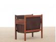 Mid-Century  modern rosewood  magazine holder 