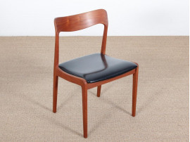 Set of 6 scandinavian chairs in teak