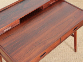 Mid-Century  modern scandinavian Rio rosewood desk by Arne Wahl Iversen