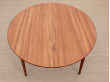 Mid-Century  modern scandinavian roudnd dining  in teak 4/8 seats by Elsteds Mobelfabrik