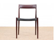 Suite de 4 chaises scandinaves en palissandre de Rio modèle 77 